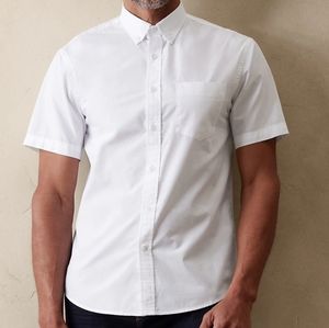 Banana Republic Men's Soft-Wash Short Sleeve Shirt New Size XL